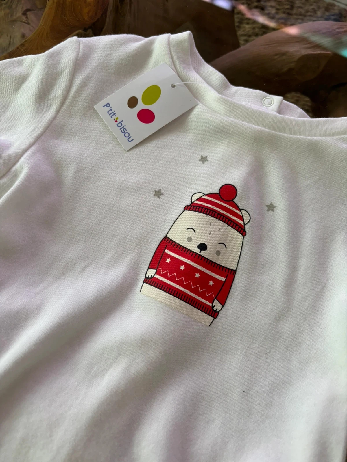 Pijama de 2 piezas de 3 años P'tit bisou navidad – photo 4